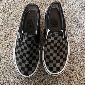Boys Vans Slip Ons Size 5 Like New